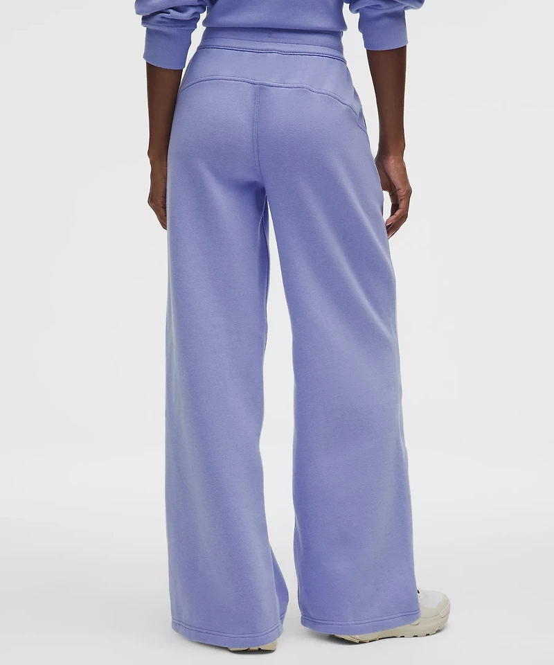 Scuba Mid-Rise Wide-Leg Pant *Short | Women's Sweatpants