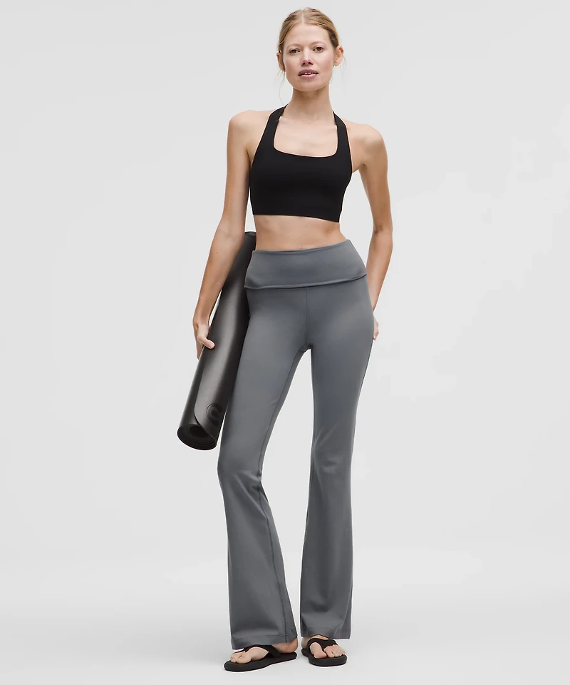 Groove Nulu Foldover-Waist Flared Pant | Women's Leggings/Tights