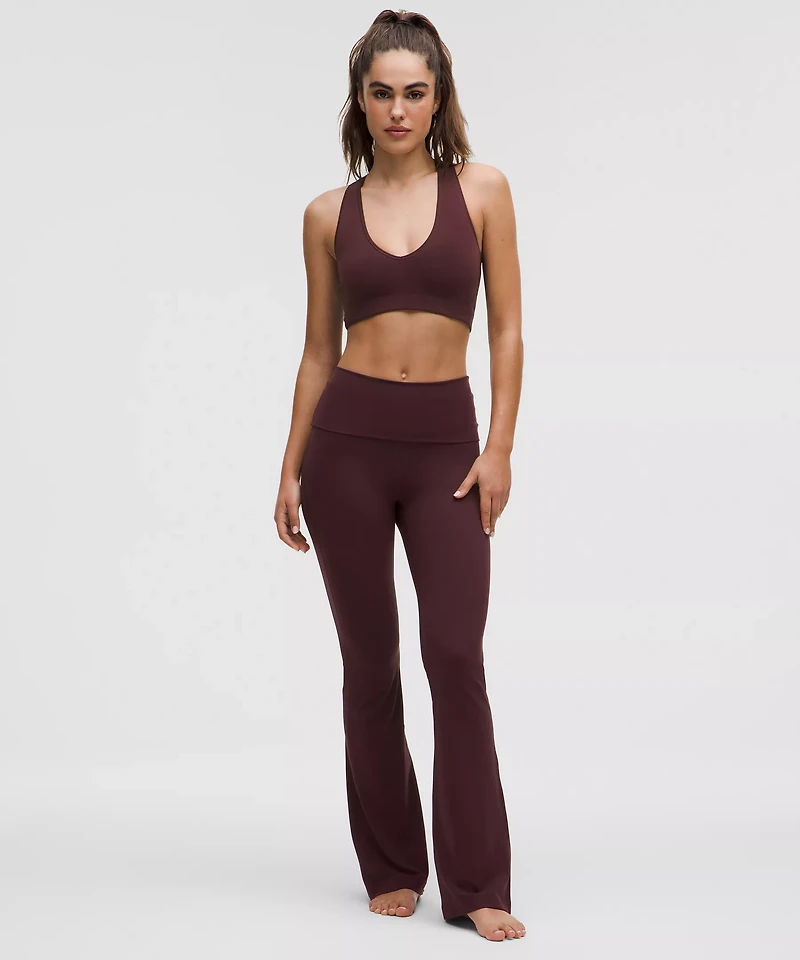 Groove Nulu Foldover-Waist Flared Pant | Women's Leggings/Tights