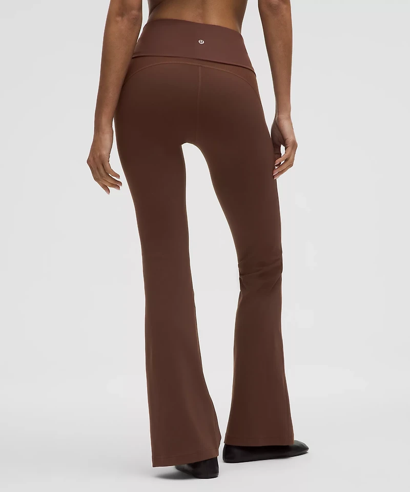 Groove Nulu Foldover-Waist Flared Pant | Women's Leggings/Tights