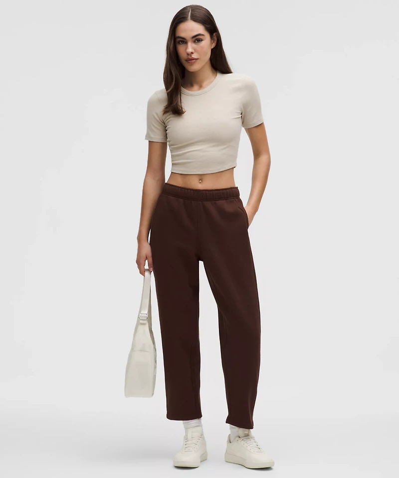 Scuba Mid-Rise Tapered Pant 7/8 Length | Women's Sweatpants