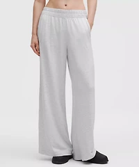 BeCalm Mid-Rise Wide-Leg Pant