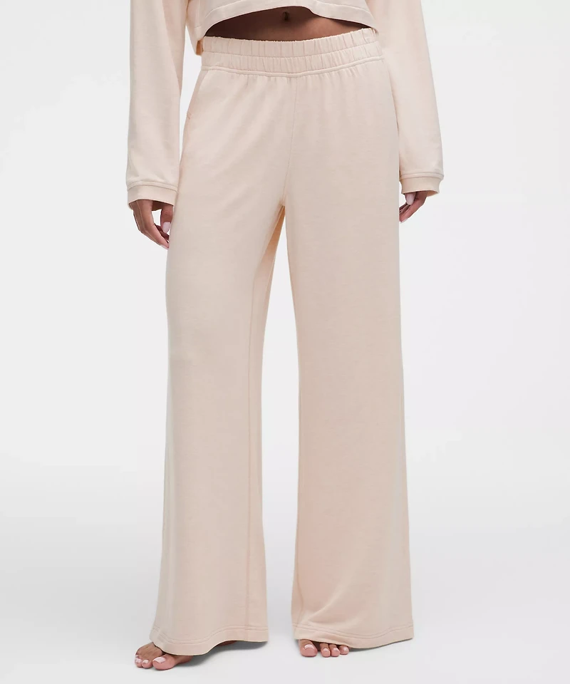 BeCalm Mid-Rise Wide-Leg Pant