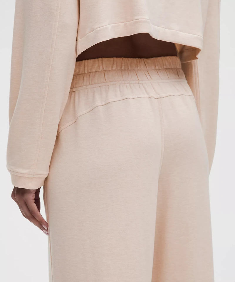 BeCalm Mid-Rise Wide-Leg Pant