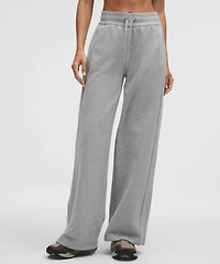 Scuba Mid-Rise Wide-Leg Pant *Short | Women's Sweatpants