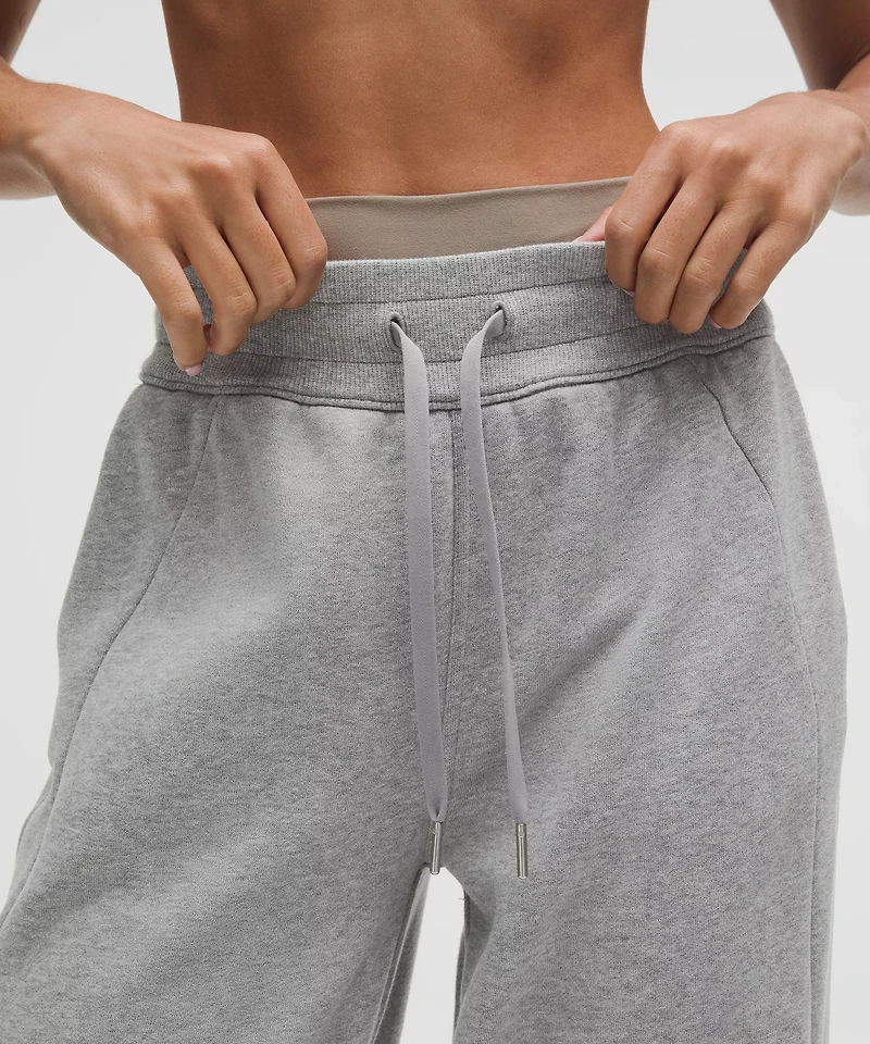 Scuba Mid-Rise Wide-Leg Pant *Short | Women's Sweatpants
