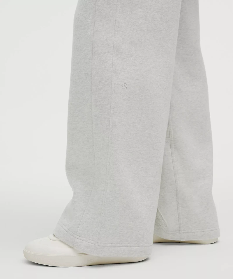 Scuba Mid-Rise Wide-Leg Pant *Short | Women's Sweatpants