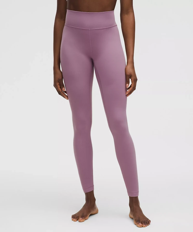 Groove High-Rise Ribbed Panel Tight 28" | Women's Leggings/Tights
