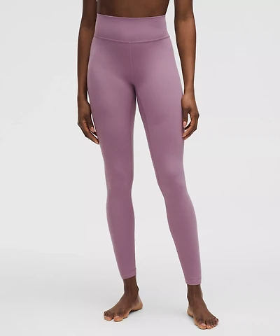 Groove High-Rise Ribbed Panel Tight 28" | Women's Leggings/Tights