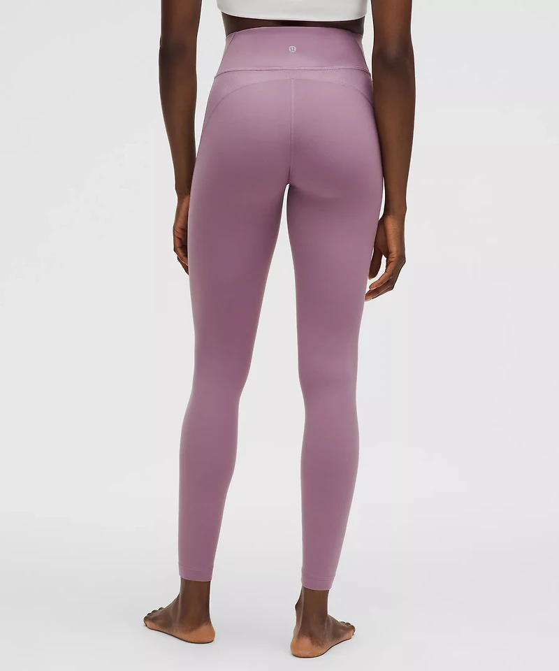 Groove High-Rise Ribbed Panel Tight 28" | Women's Leggings/Tights