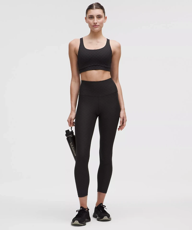 3D Jacquard Diamond Train High-Rise Tight 25" | Women's Leggings/Tights