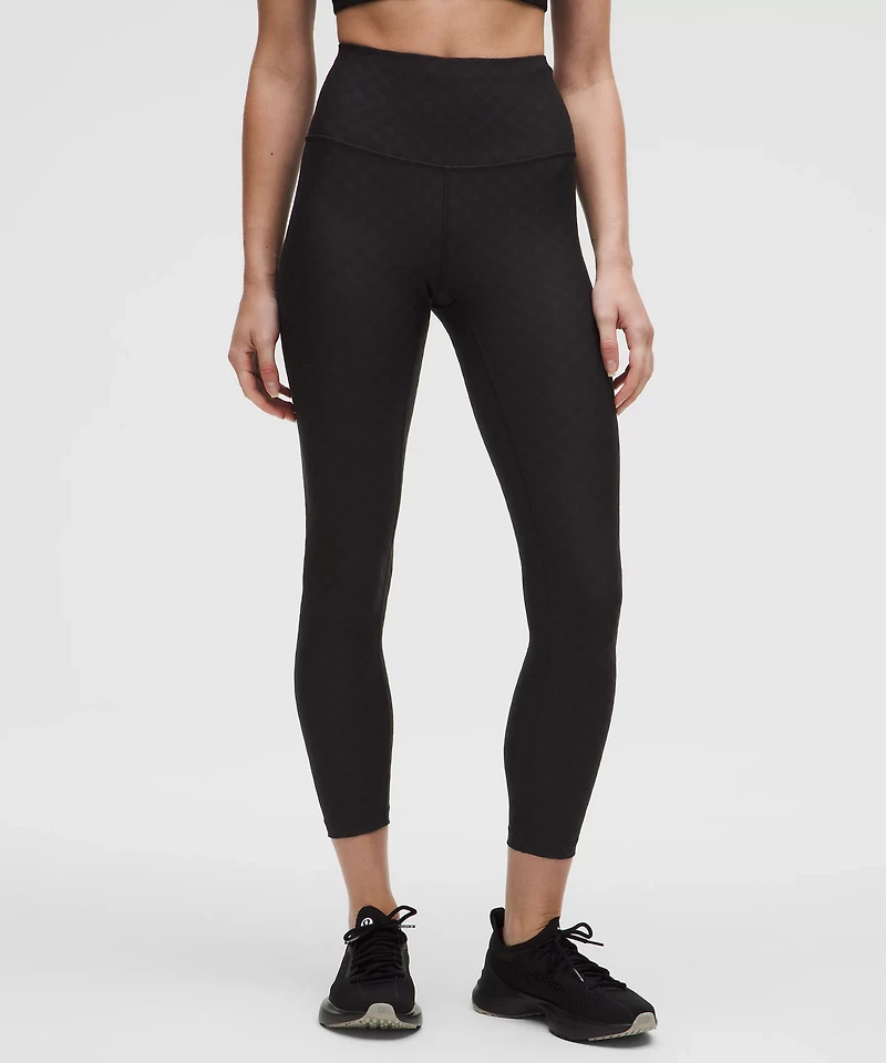 3D Jacquard Diamond Train High-Rise Tight 25" | Women's Leggings/Tights