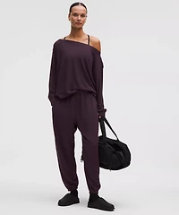 BeCalm Oversized Mid-Rise Pant
