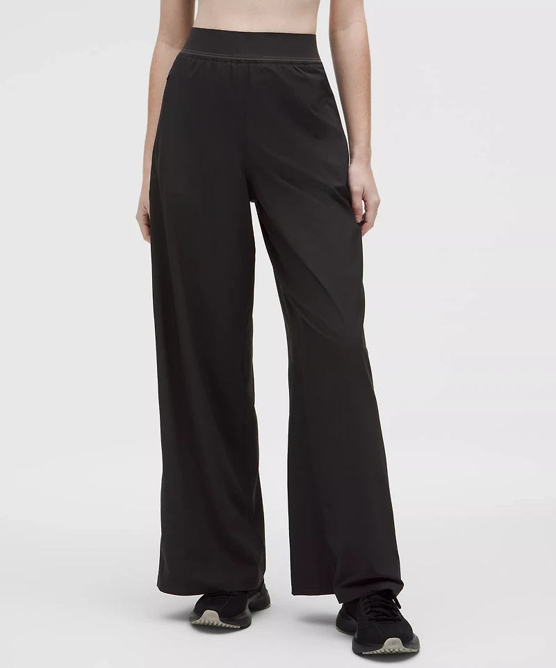 Swift High-Rise Wide-Leg Pant *Logo Waistband | Women's Pants