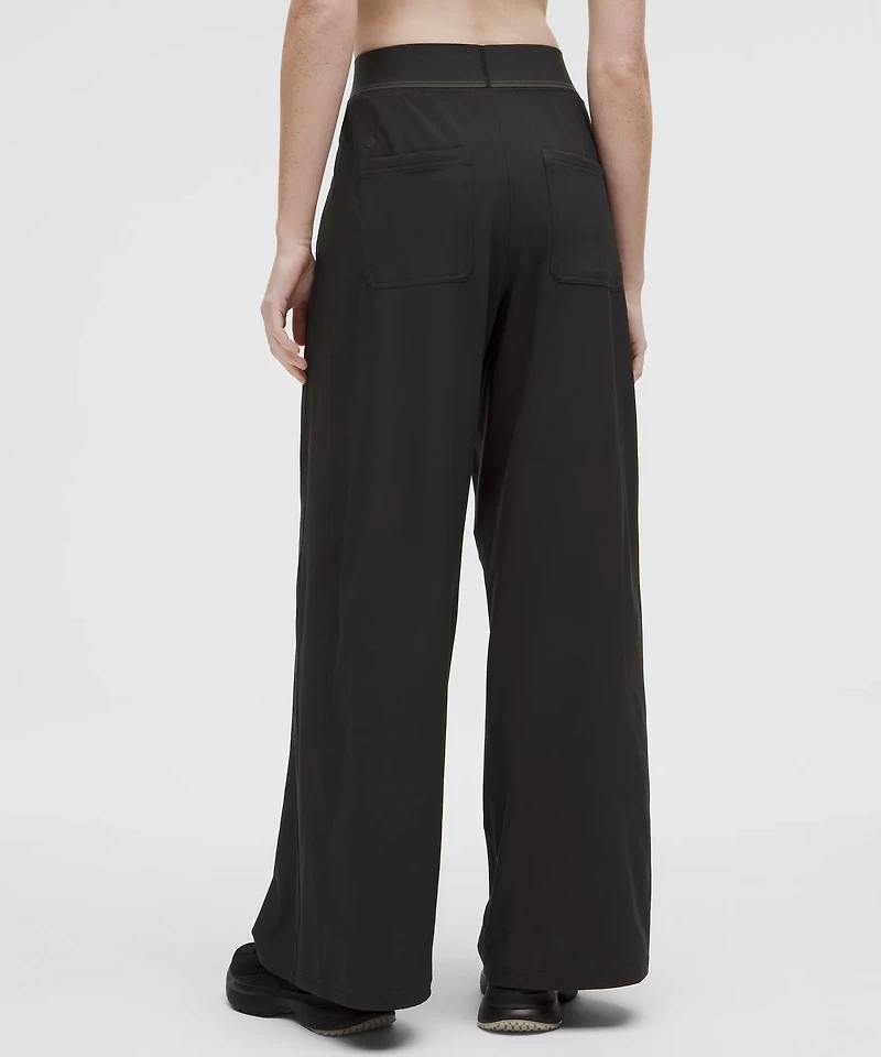 Swift High-Rise Wide-Leg Pant *Logo Waistband | Women's Pants