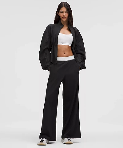 Swift High-Rise Wide-Leg Pant *Logo Waistband | Women's Pants
