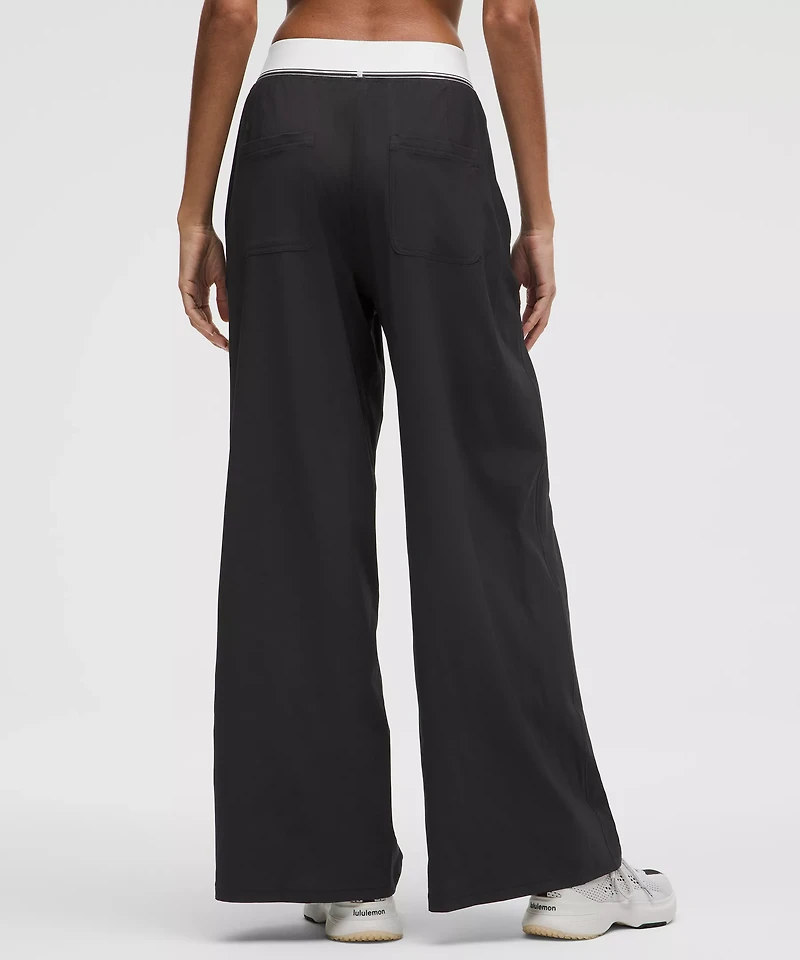 Swift High-Rise Wide-Leg Pant *Logo Waistband | Women's Pants