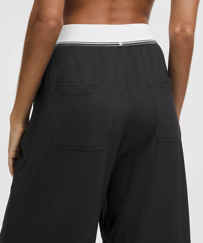 Swift High-Rise Wide-Leg Pant *Logo Waistband | Women's Pants