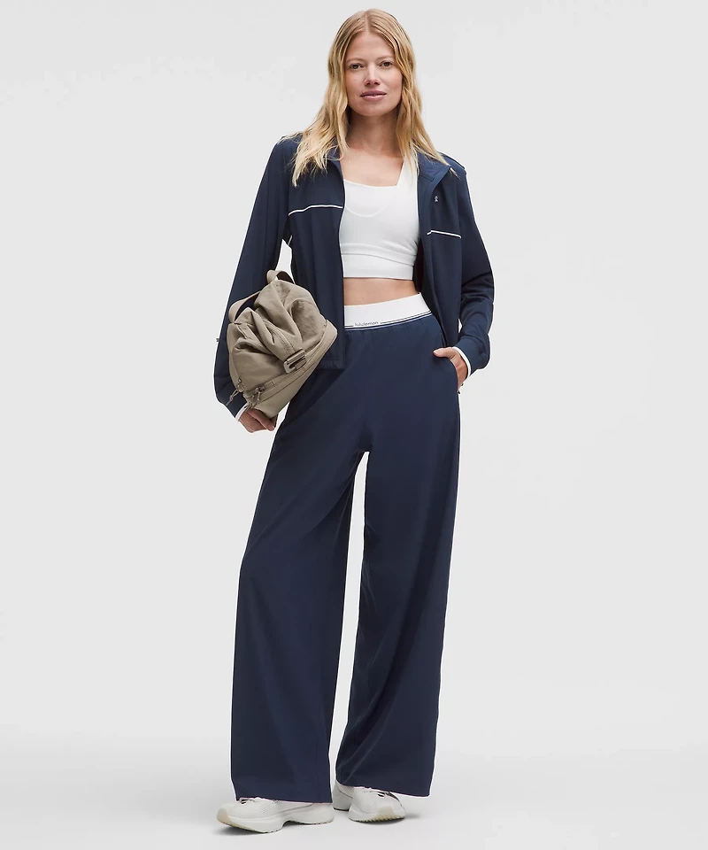Swift High-Rise Wide-Leg Pant *Logo Waistband | Women's Pants