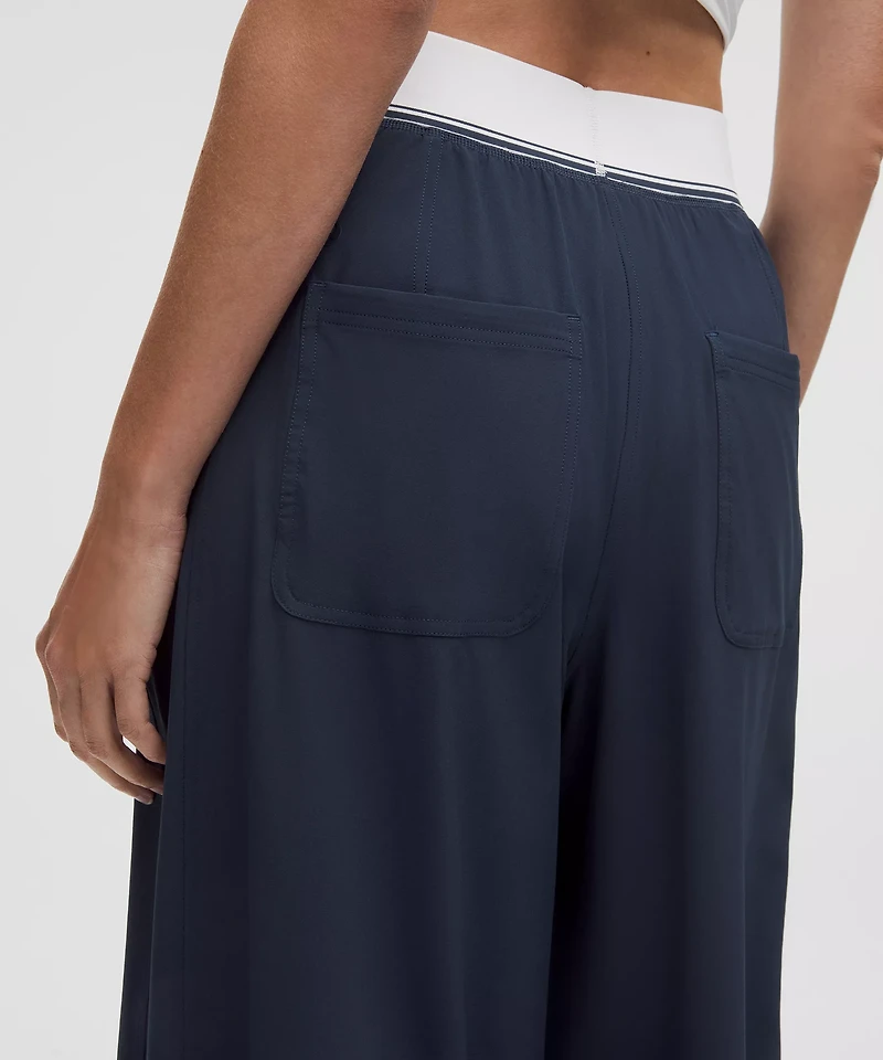 Swift High-Rise Wide-Leg Pant *Logo Waistband | Women's Pants