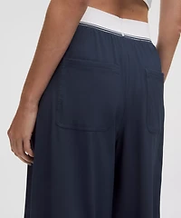 Swift High-Rise Wide-Leg Pant *Logo Waistband | Women's Pants
