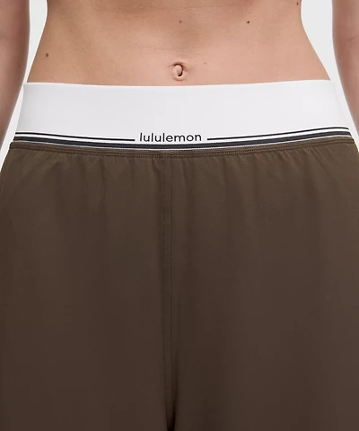 Swift High-Rise Wide-Leg Pant *Logo Waistband