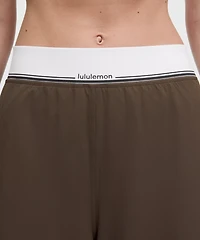 Swift High-Rise Wide-Leg Pant *Logo Waistband