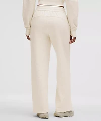 Scuba Mid-Rise Wide-Leg Pant *Waffle