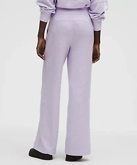 Scuba Mid-Rise Wide-Leg Pant *Waffle