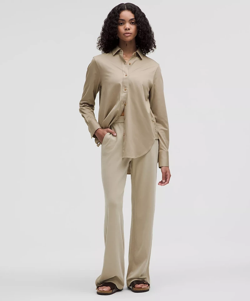 Softstreme High-Rise Wide-Leg Pique Pant *Regular | Women's Pants