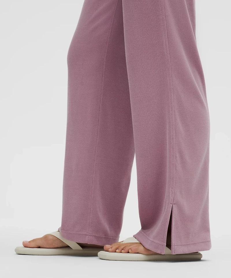 Softstreme High-Rise Wide-Leg Pique Pant *Regular