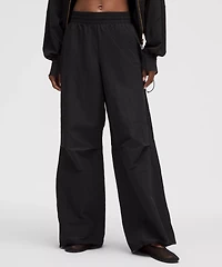 Crinkle Nylon Relaxed Parachute Pant | Women's Pants