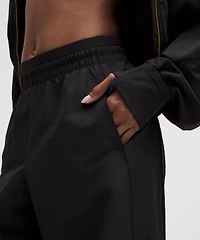 Crinkle Nylon Relaxed Parachute Pant | Women's Pants