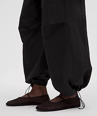 Crinkle Nylon Relaxed Parachute Pant | Women's Pants