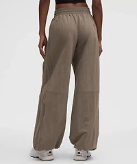 Crinkle Nylon Relaxed Parachute Pant | Women's Pants