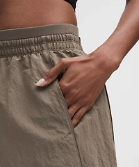 Crinkle Nylon Relaxed Parachute Pant | Women's Pants