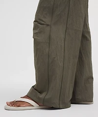 Crinkle Nylon Relaxed Parachute Pant | Women's Pants