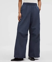 Crinkle Nylon Relaxed Parachute Pant | Women's Pants