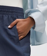 Crinkle Nylon Relaxed Parachute Pant | Women's Pants