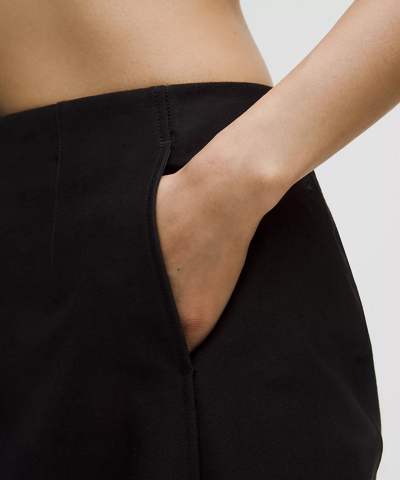 Utilitech Twill Mid-Rise Barrel-Leg Pant | Women's Trousers