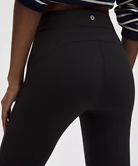 Groove High-Rise Notched-Hem Crop 15" | Women's Capris