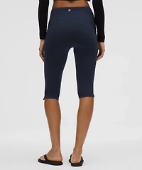 Groove High-Rise Notched-Hem Crop 15" | Women's Capris
