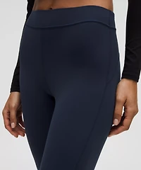 Groove High-Rise Notched-Hem Crop 15" | Women's Capris