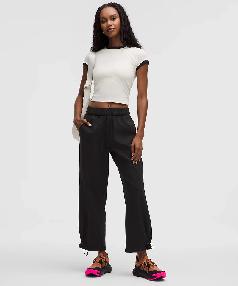 WovenAir Cinchable Cuff High-Rise Jogger | Women's Joggers