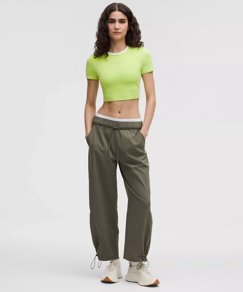WovenAir Cinchable Cuff High-Rise Jogger | Women's Joggers