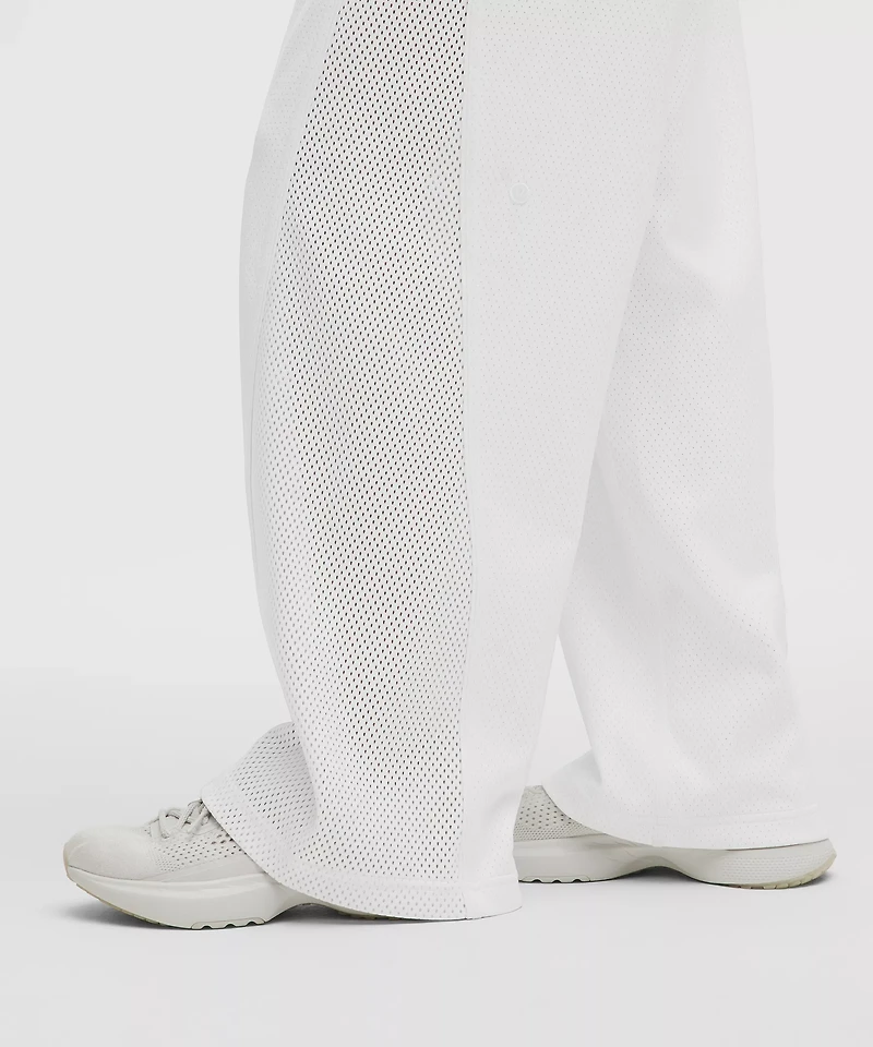 Engineered Knit Mesh Tennis Track Pant