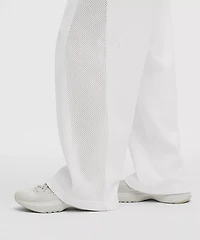 Engineered Knit Mesh Tennis Track Pant