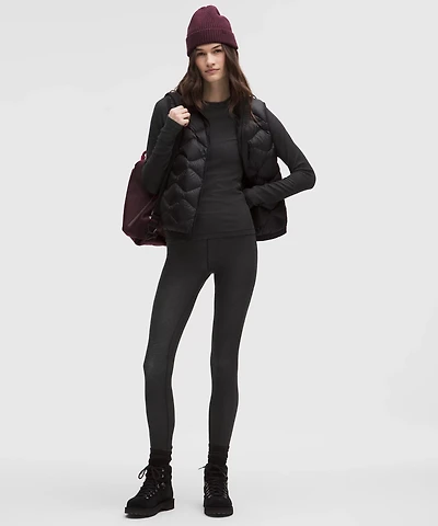 Waffle-Knit High-Rise Base Layer Tight 28"