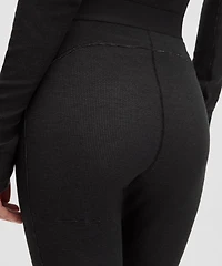 Waffle-Knit High-Rise Base Layer Tight 28"
