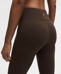 Groove High-Rise Ribbed Wide-Flare Pant